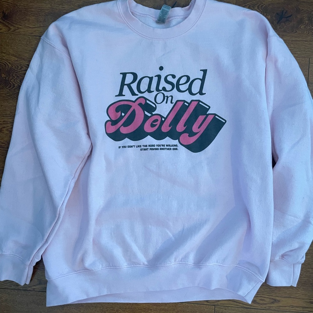 Pink Raised On Dolly Sweatshirt